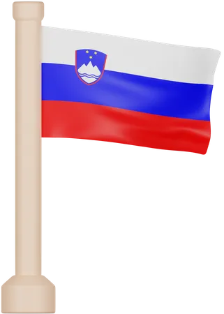 Slovenia Flag  3D Icon