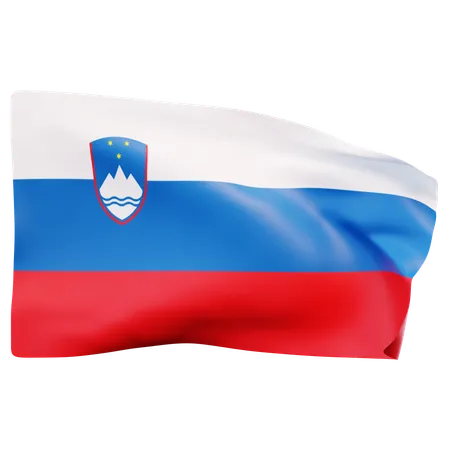 Slovenia Flag  3D Icon