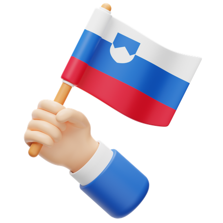 Slovenia Flag  3D Icon