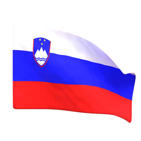 Slovenia Flag  3D Icon