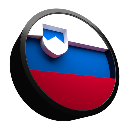 Slovenia Flag 3D Illustration