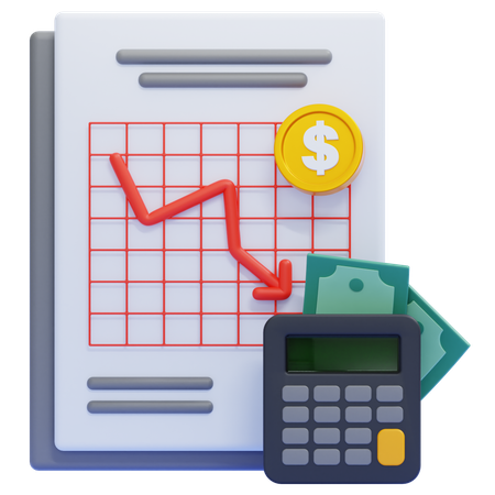 Sluggish Economy  3D Icon