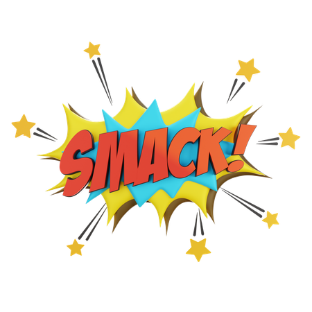 Smack  3D Icon