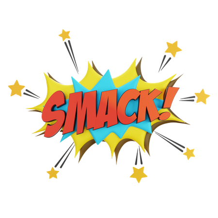 Smack  3D Icon