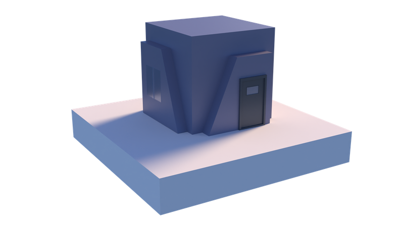 Small Apartments  3D Icon