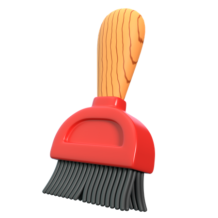 Small Broom  3D Icon