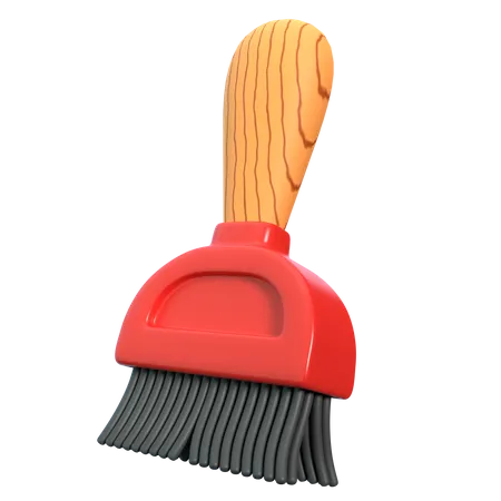 Small Broom  3D Icon