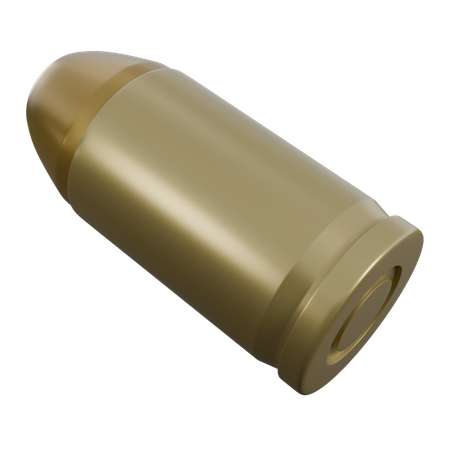 Small Bullet  3D Icon