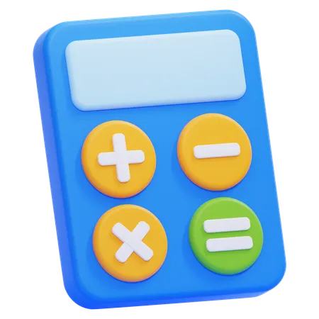 Small Calculator  3D Icon