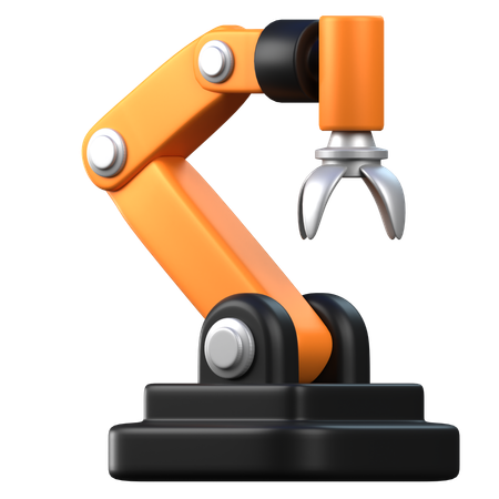 Small Claw Robotic Arm  3D Icon