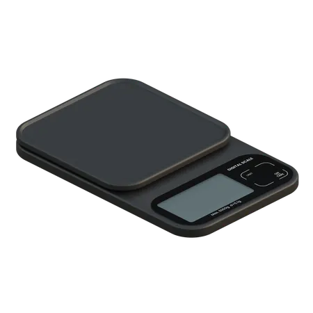 작은 디지털 저울  3D Icon