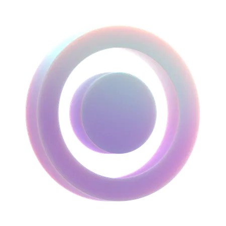 Small Half Ring  3D Icon