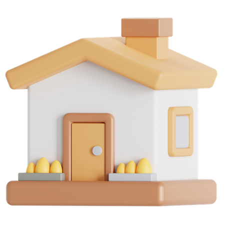 Small house  3D Icon
