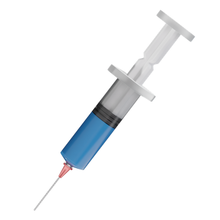 Small Injection Syringe  3D Icon