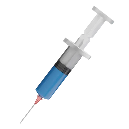Small Injection Syringe  3D Icon
