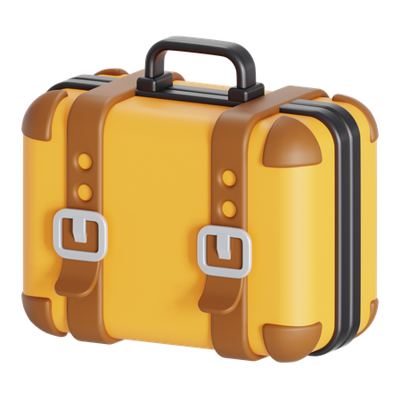 Small luggage  3D Icon