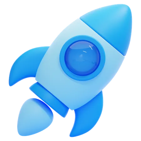 Small Rocket  3D Icon