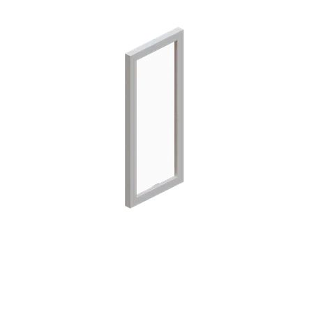 Small Single Window 3 D Render Design Element 3D Icon
