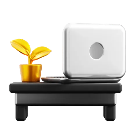 Small Workspace  3D Icon