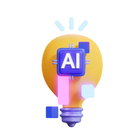 Smart Ai  3D Icon