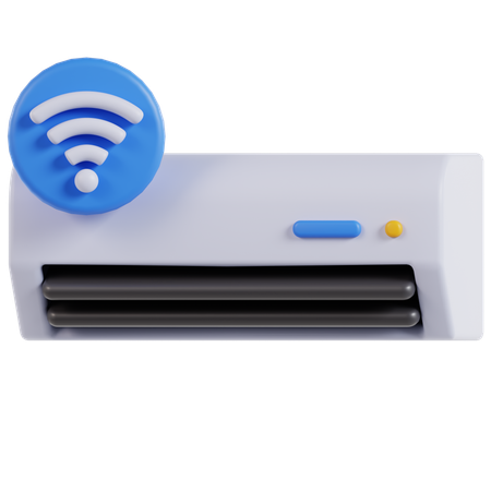 スマートエアコン  3D Icon