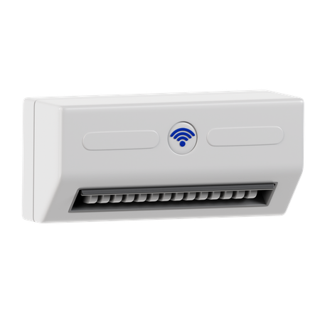 Smart Air Conditioner  3D Icon