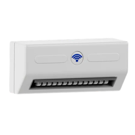 Smart Air Conditioner  3D Icon