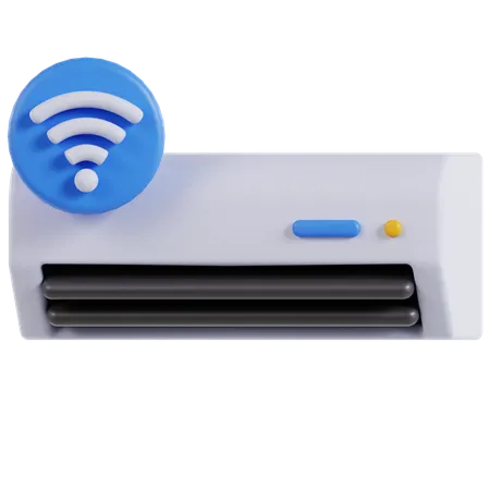 Smart Air Conditioner  3D Icon