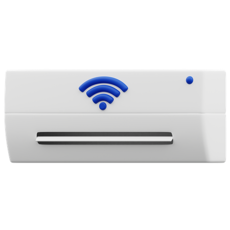 Smart Air Conditioner  3D Icon