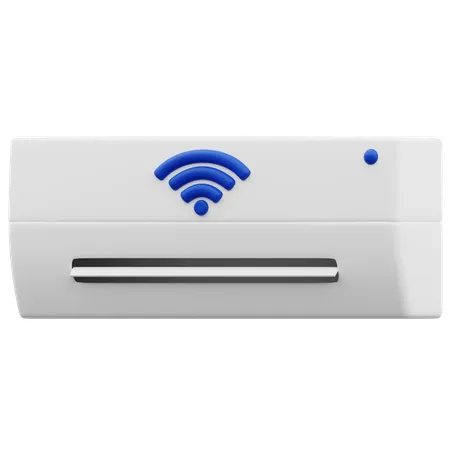 Smart Air Conditioner  3D Icon