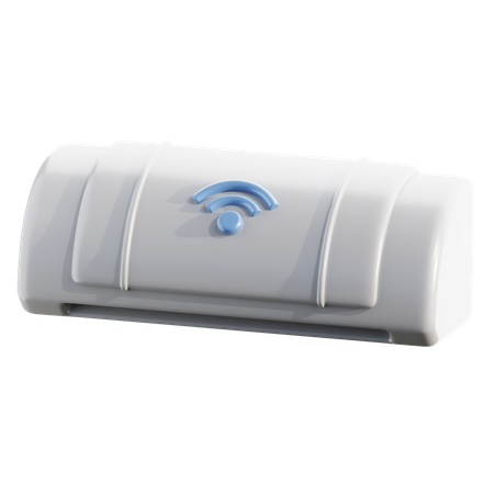 Smart Air Conditioner  3D Icon