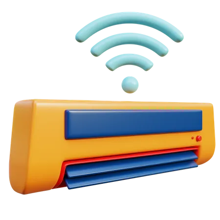 Smart Air Conditioner  3D Icon