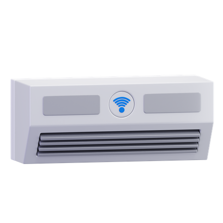 Smart Air Conditioner  3D Icon