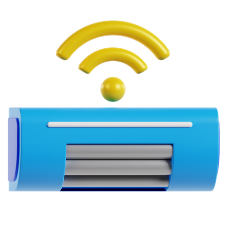 Smart Air Conditioner  3D Icon