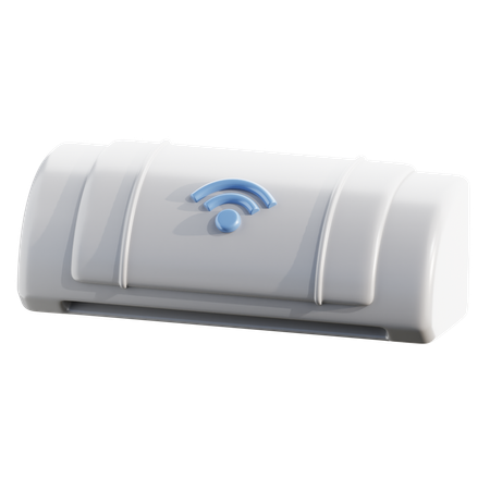 Smart Air Conditioner  3D Icon
