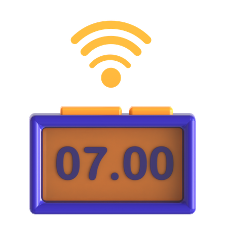 Smart Alarm  3D Icon