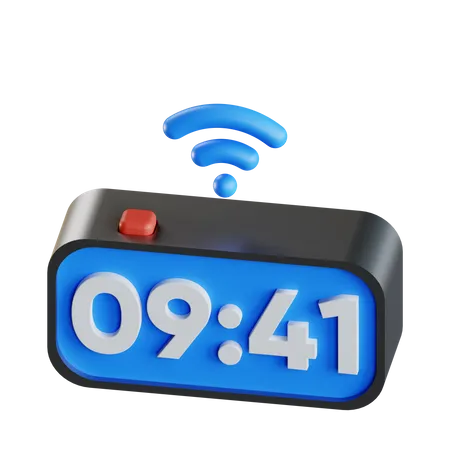 Smart Alarm Clock  3D Icon