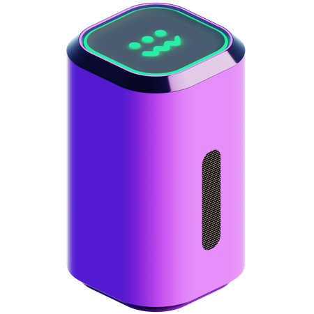 Smart Assistant Device  3D Icon