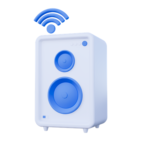 Intelligenter Audio-Lautsprecher  3D Icon