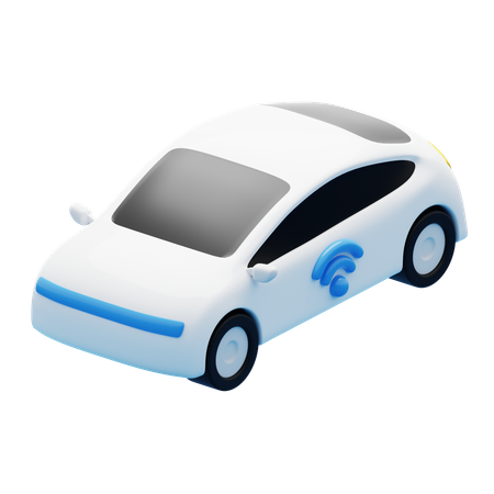 Intelligentes Auto  3D Icon