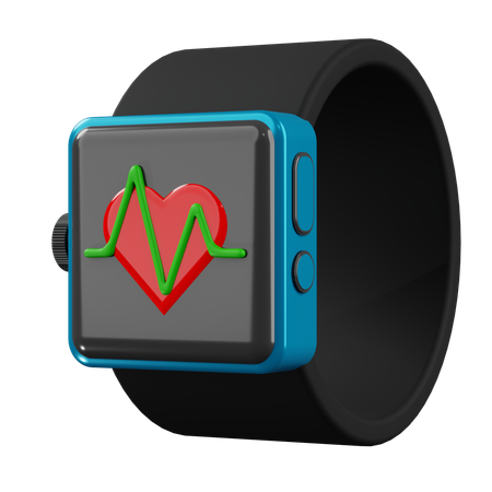 Smart Band Heart Beat Detector  3D Icon