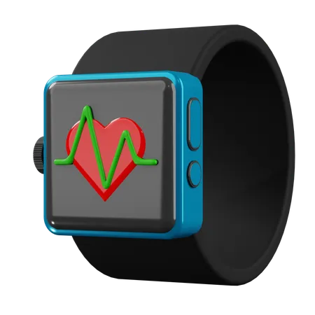 Smart Band Heart Beat Detector  3D Icon