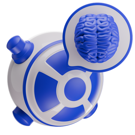 스마트 봇  3D Icon