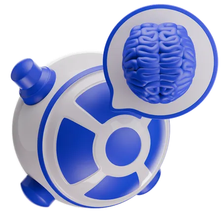 Smart Bot  3D Icon