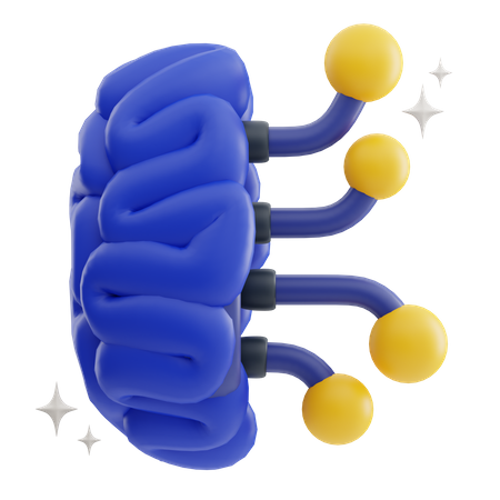Smart Brain  3D Icon