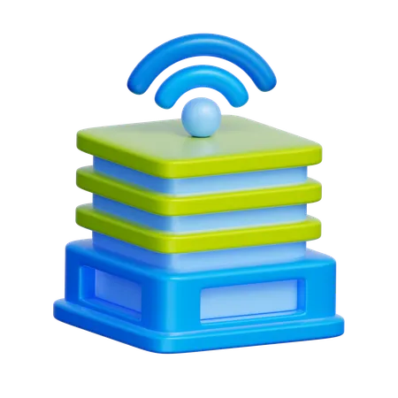 Smart Building  3D Icon
