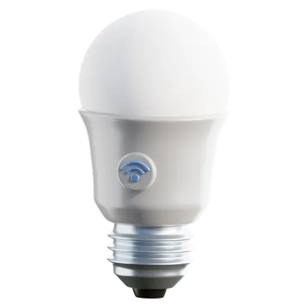 Smart Bulb 3 D Icon 3D Icon