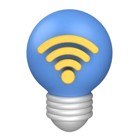 Smart Bulb  3D Icon