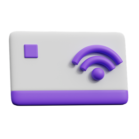 Smart Card  3D Icon
