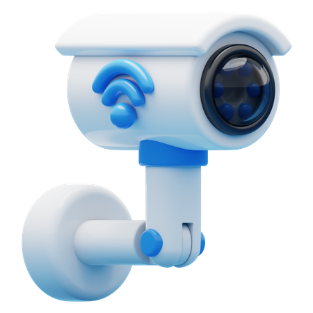 Intelligente Videoüberwachung  3D Icon